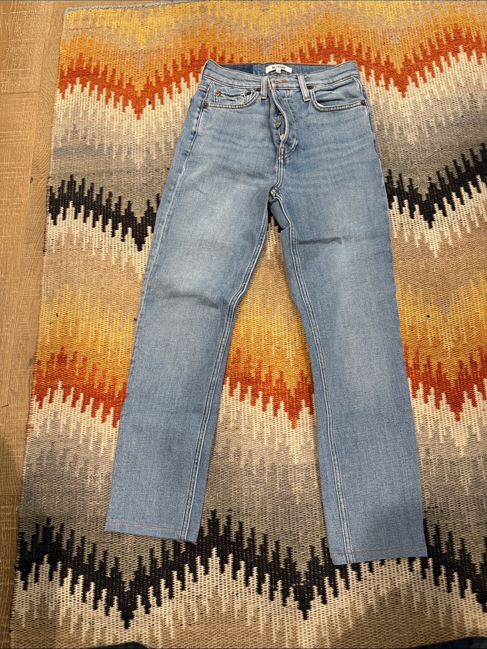 NWOT *Hemmed RE/DONE 90s High Rise Ankle Crop 25
